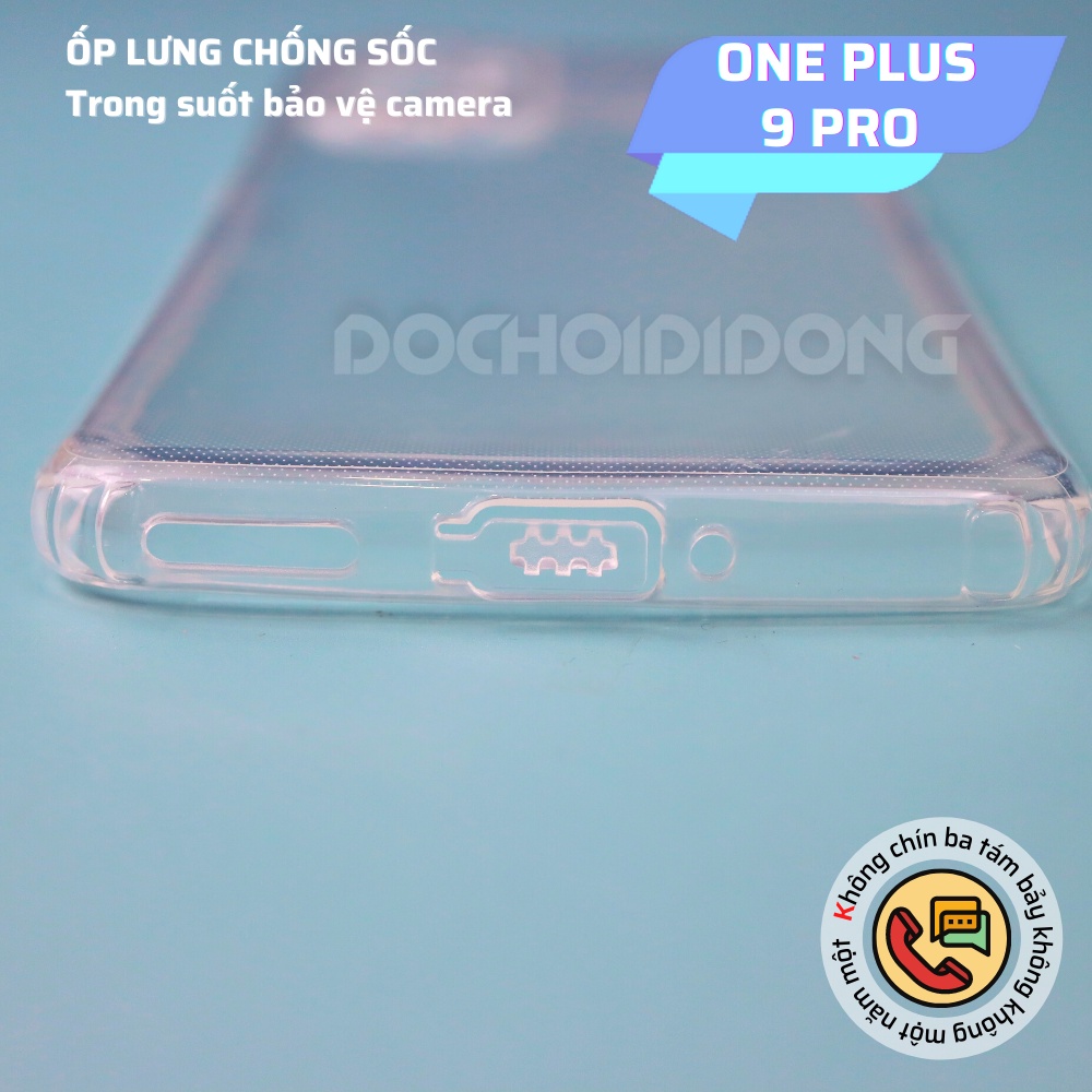 Ốp Lưng Dẻo Trong Suốt Cho Oneplus 9 Pro Chống Sốc Bảo Vệ Camera