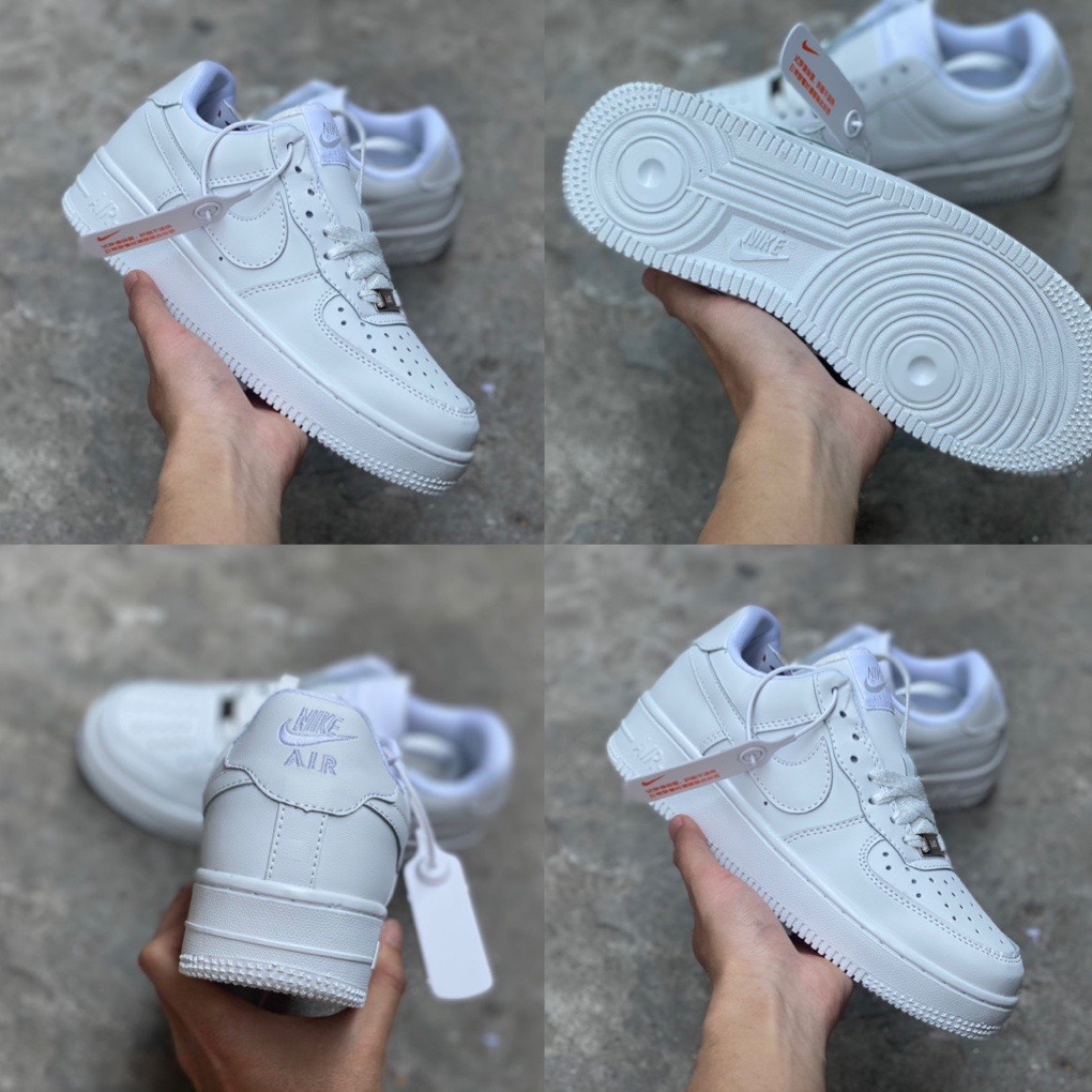 Giày thể thao AF1 Trắng, Giày Sneaker Air Force 1 trắng full nam nữ Full Box Bill