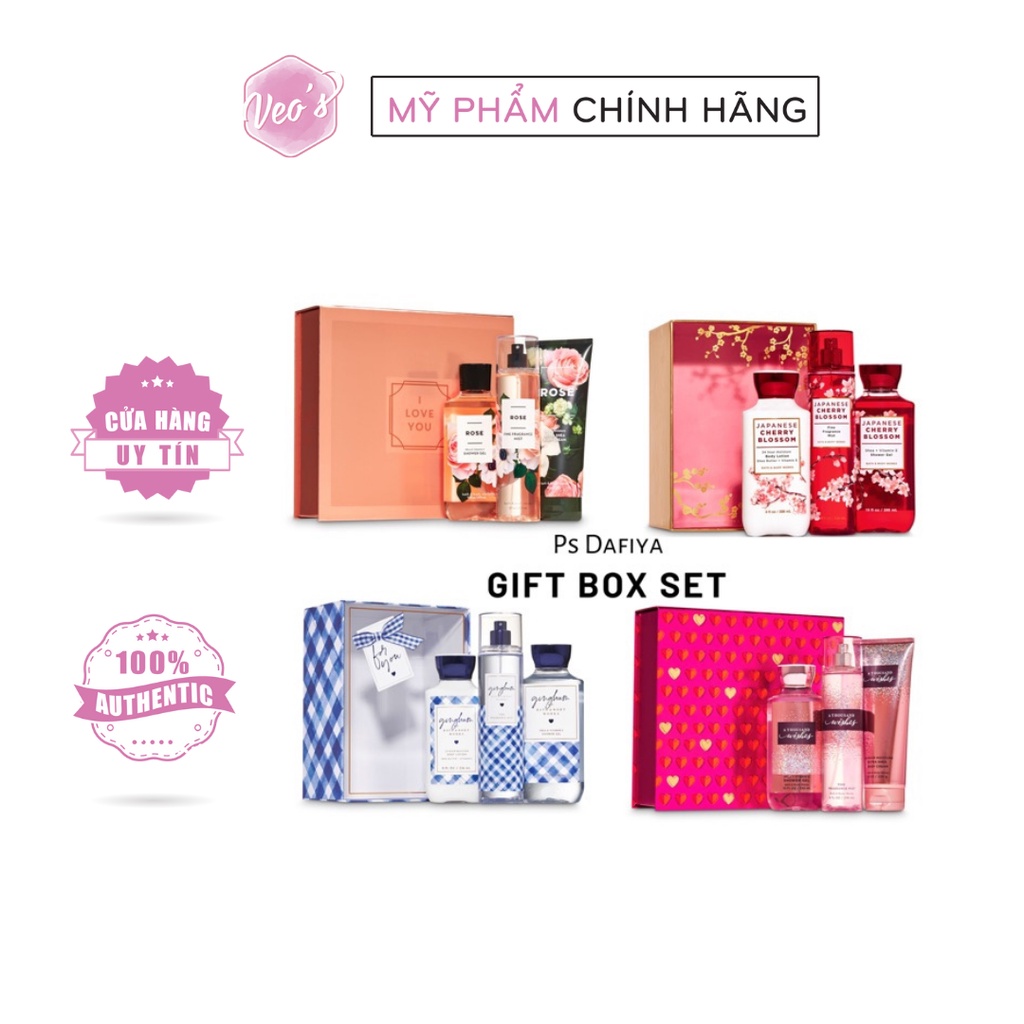 [Holiday Edition]  Bộ quà tặng Bath and Body Works Full size Gift Box Set
