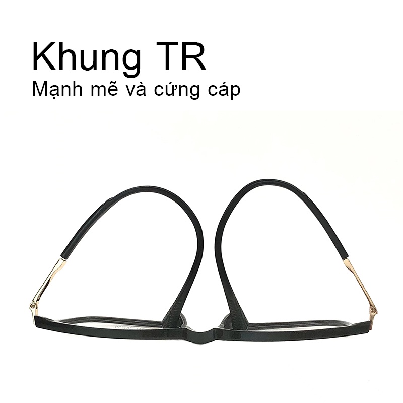 LUSEEN Gọng Kính Cận Nam Nữ Mắt Kính Chống Ánh Sáng Xanh Mắt Kính Gọng Kính TR Màu Sắc Thời Trang AG8808