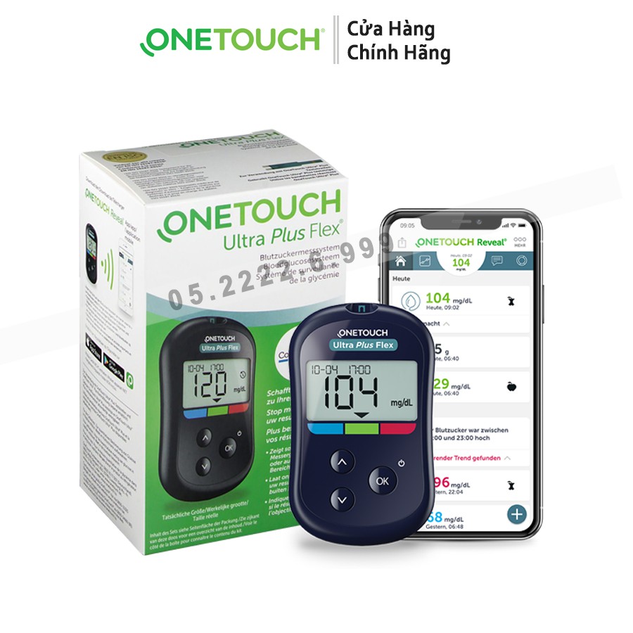 Máy đo đường huyết One Touch Ultra Plus Flex