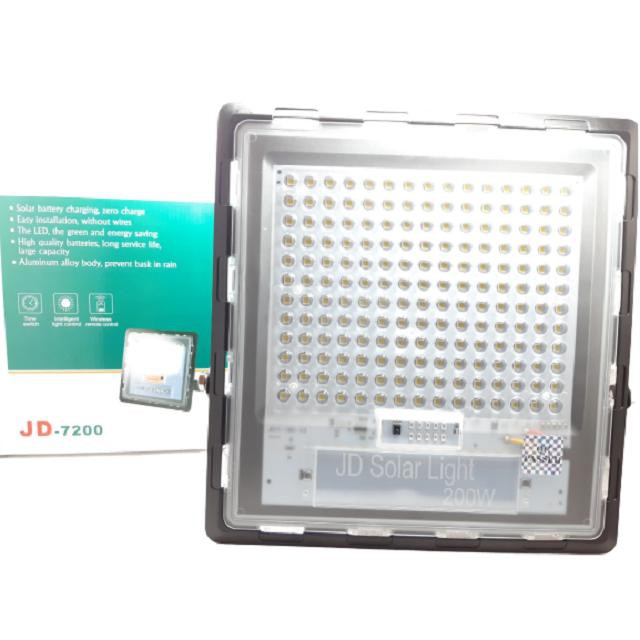 Đèn pha LED năng lượng mặt trời 200W JINDIAN JD-7200 - Điện Việt