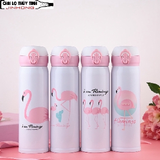 BÌNH GIỮ NHIỆT CAO CẤP NÚT KHÓA HÌNH THIÊN NGA 500ML