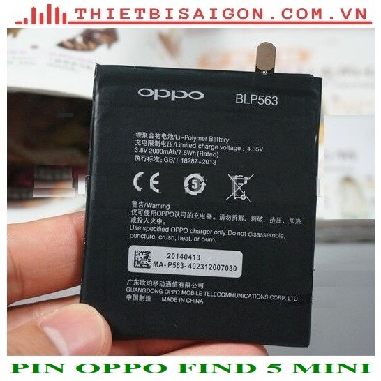 PIN OPPO FIND 5 MINI