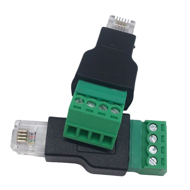 ✿ Đầu Kết Nối Mạng RJ11 4P 4C Male Sang 4 Pin