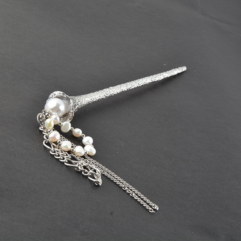 Kẹp Tóc Hợp Kim Màu Bạc Phong Cách Mùa Hè Cho Nữ