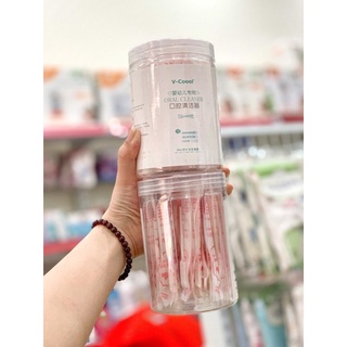 Tưa lưỡi cho bé vcool cây que gạc rơ lưỡi
