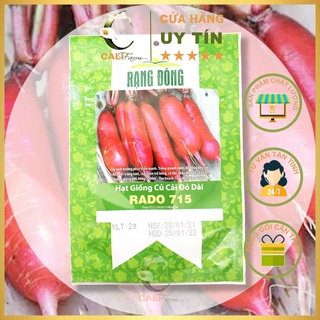 Hạt Giống Củ Cải Đỏ Dài RADO 715 gói 2gr ăn rất ngon