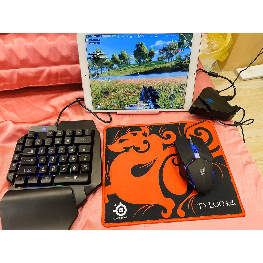 Combo Trọn Bộ Bàn Phím K15 + Chuột K3 + Hộp Chuyển Đổi G1 chơi game PUBG Mobile cho Android, IOS, iPad như PC - NK | WebRaoVat - webraovat.net.vn