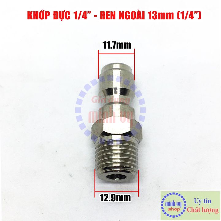 Bộ khớp nối nhanh ren 13mm cho máy rửa xe -BKN13mm