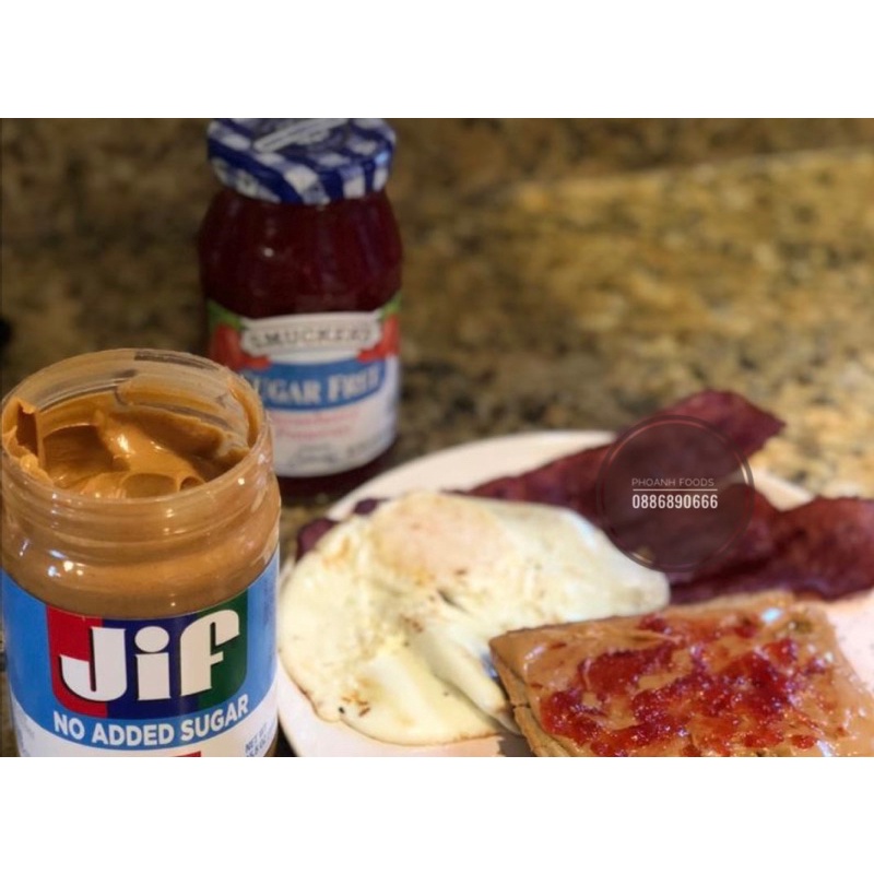 Bơ đậu phộng không đường Jif