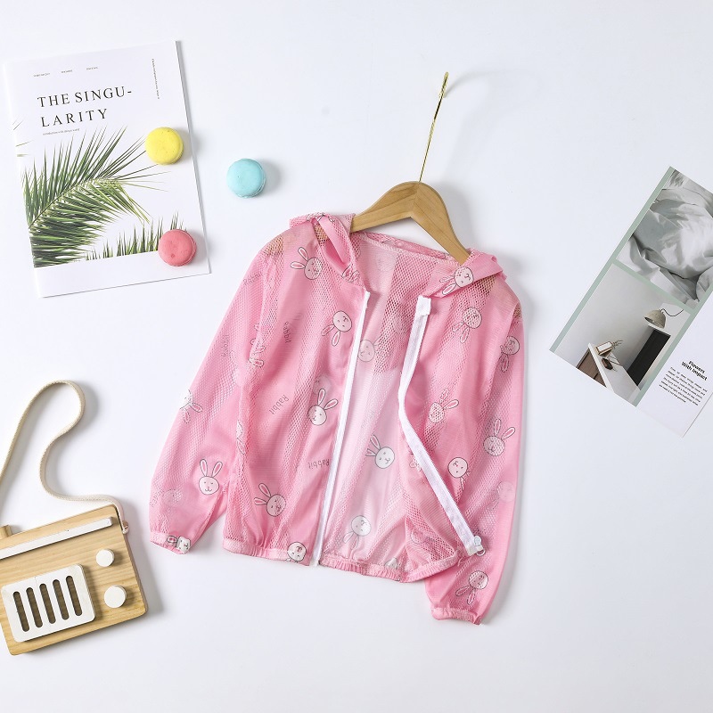 Áo Khoác Chống Nắng Thoáng Khí Thời Trang Mùa Hè Cho Bé