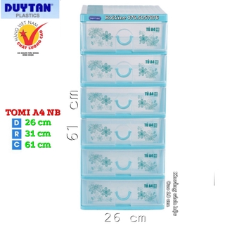 💝 TỦ NHỰA DUY TÂN TOMI  A4 - 6 NGĂN ,Tủ văn phòng vừa giấy A4 giấy tờ 💝