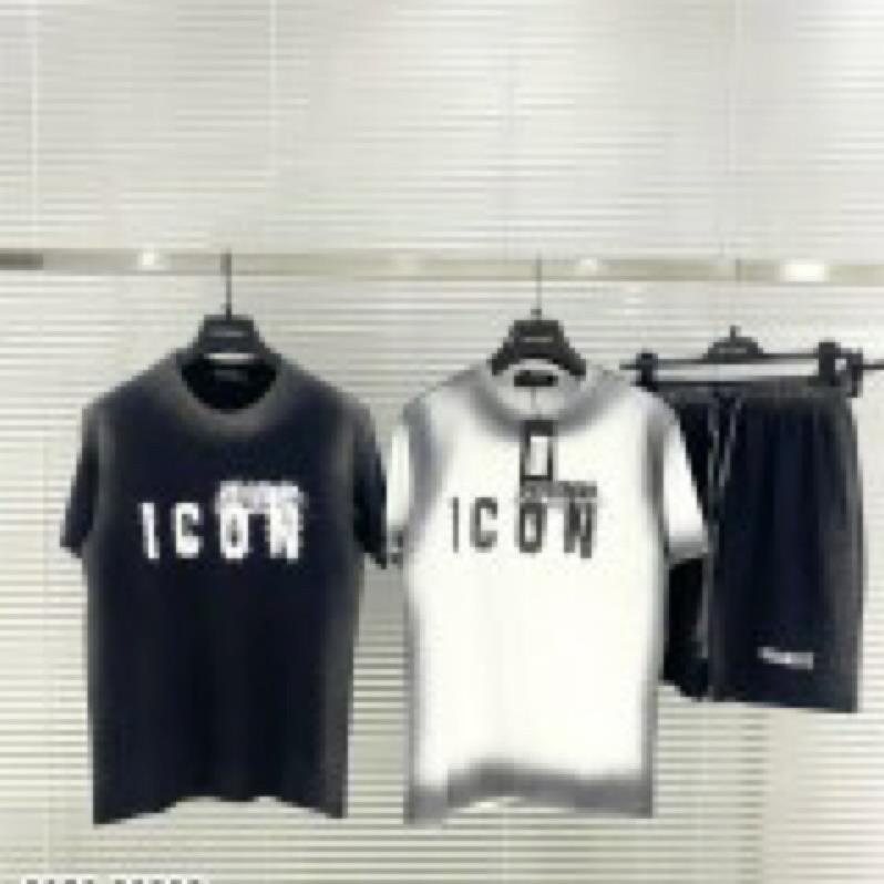 [Sẵn hàng] Bộ Quần Áo Nam ICON Loang Viền Siêu Đẹp - Set Quần Áo Nỉ Mỏng Cho AE