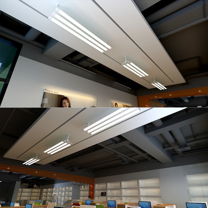 Đèn Tuýt Led Bán Nguyệt Rạng Đông M36  FREESHIP  Dài 1,2m/0,6m - 40W/20W , Thiết Kế Ánh Sàng Tràn Viền Led Siêu Sáng