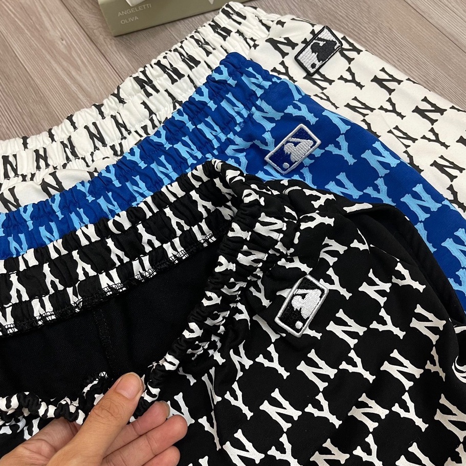 Set quần áo nỉ nam nữ, Set Sweater M.L.B, Bộ quần áo thu đông nữ NY Monogram SW05 - HyMin Clothes