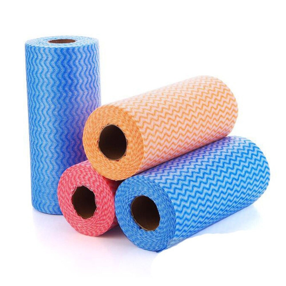Khăn giấy lau đa năng bằng vải khô không dệt cho phòng nhà bếp tay giầy siêu sạch tiện dụng 50 tờ