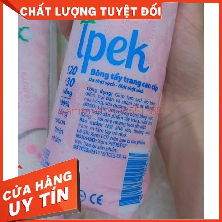 150 miếng  Bông tẩy Trang 100% Cotton Thổ Nhĩ Kỳ Ipek Klasik Cotton Pads,thiết kế mặt tròn bông mềm mịn🥑