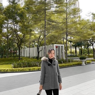 ÁO DẠ KHUY SỪNG CỔ LÔNG