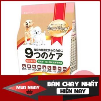 [ Bán sỉ ] Thức ăn chó smart heart gold puppy 1kg ( chó con)