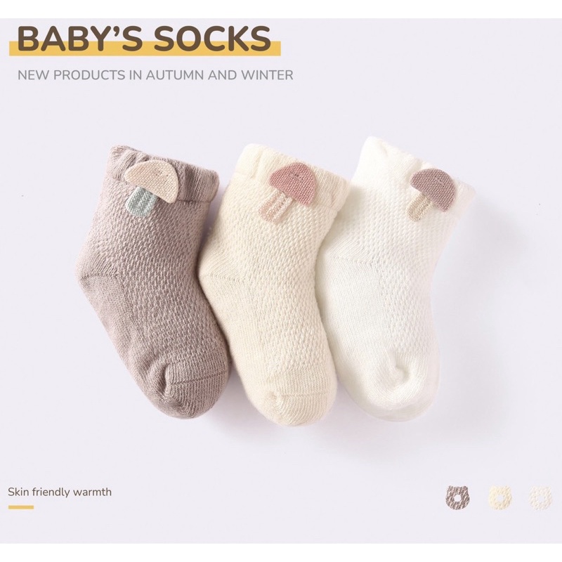 Baby’s Socks - Set 3 đôi tất cho bé 1112