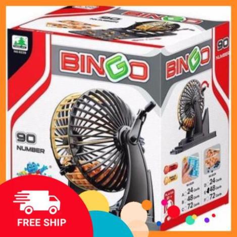 [Xả Kho Cắt Lỗ] Quay sổ xố loto bingo 90 quả