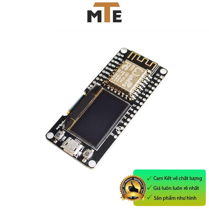 Mạch thu phát wifi wemos ESP8266 tích hợp sẵn màn hình Oled 0.96 inch