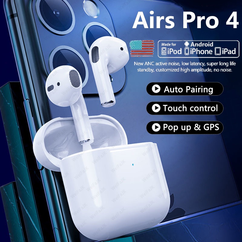 Tai Nghe Nhét Trong Không Dây Bluetooth 5.0 TWS Air Pro 4 Cho Xiaomi iPhone Apple