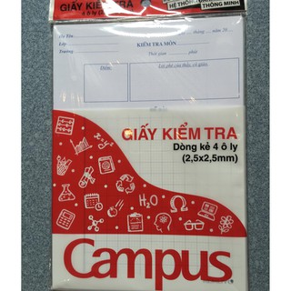 1 tập kiểm tra cấp 1 campus