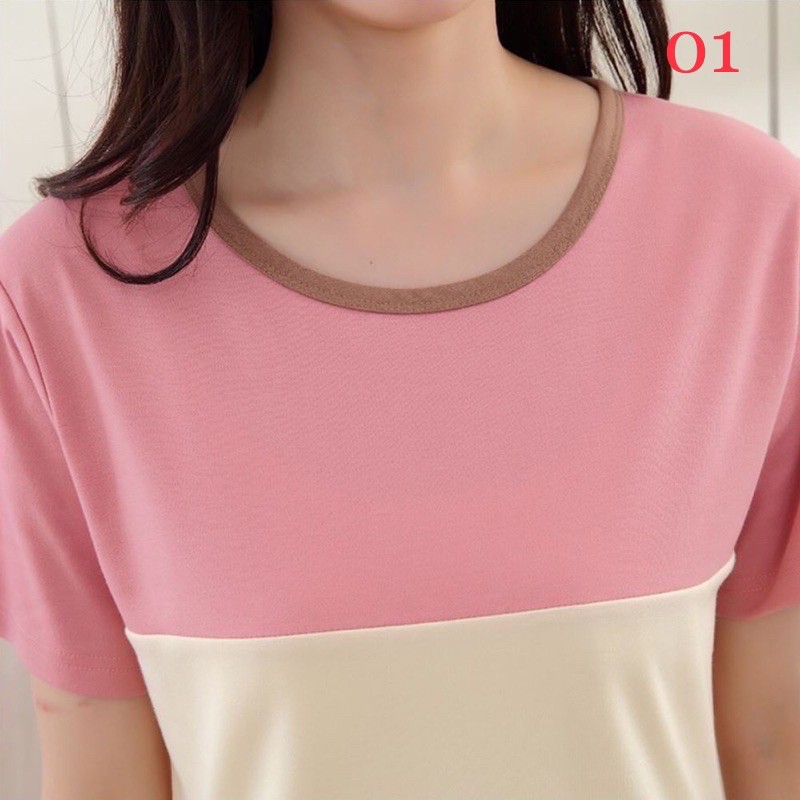 [SALE SỐC] Bộ đồ nữ mặc nhà MÃ D11 thun Cotton cực mát , quần cộc , đủ Size - Quần áo mùa hè