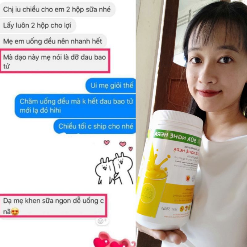 [MÃ PHUO30N giảm 30k] Combo 3 Hộp Sữa Nghệ Hera 500g[CHÍNH HÃNG] | Thế Giới Skin Care