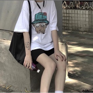 Set Cộc Đùi Alife PEONYB Nữ [FREESHIP] 🌸 Bộ đồ quần short đen áo thun tay lỡ form rộng, phông màu trắng Ulzzang HOT 🌸