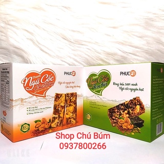 [COMBO 2 Hộp] Thanh Cơm Lức Phúc An-Ngũ Cốc Thơm Ngon-Chà Bông Hảo Hạng-Rong Biển Tươi Xanh (Hộp 5 Thanh Bánh)