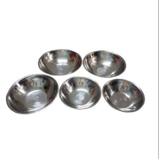 Combo 5 cái thau inox 430 ( 32cm,34cm,36cm,40cm và 45cm)