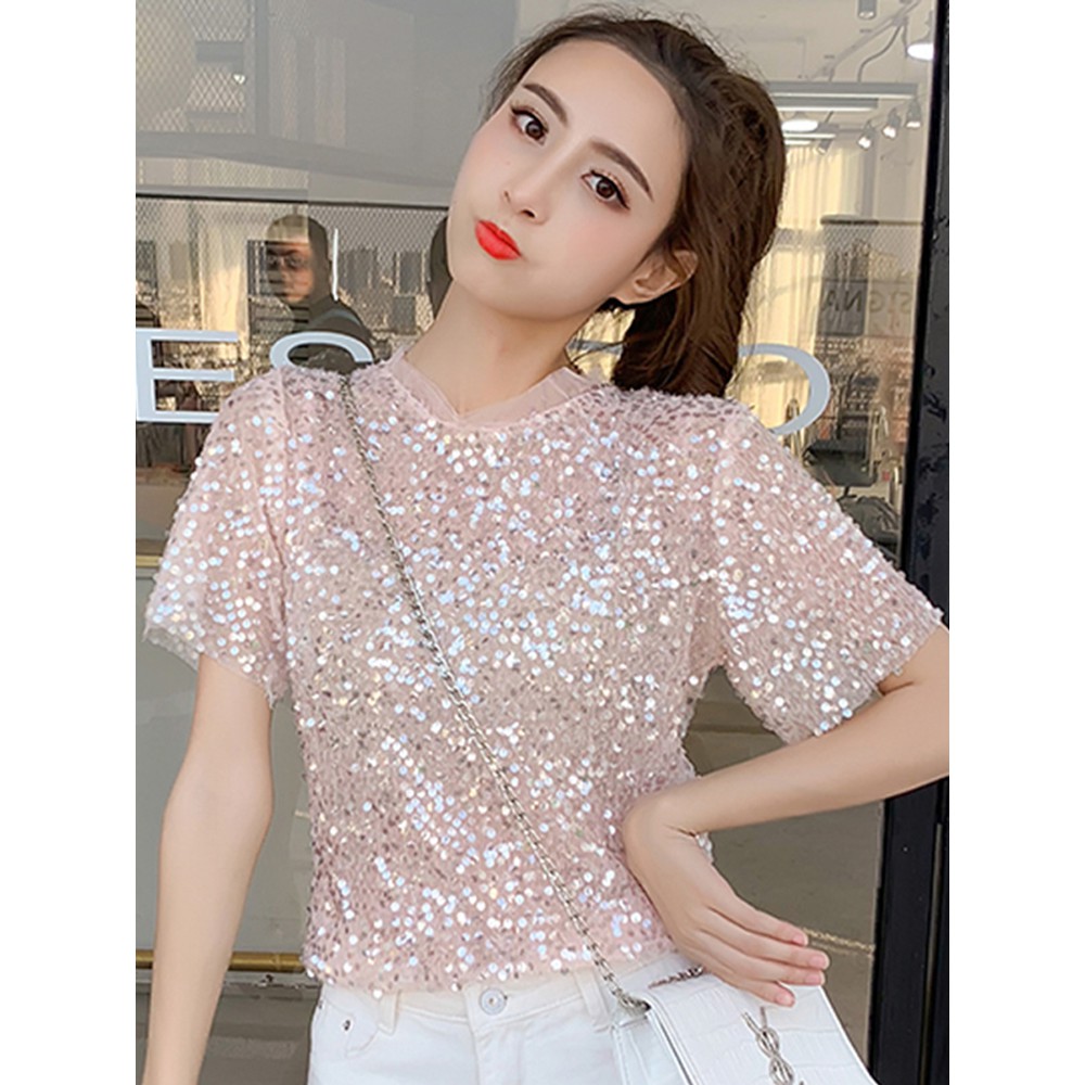 (ORDER) Áo thun nữ bling bling lấp lánh