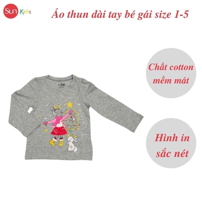 Áo dài cho bé gái, áo thu đông bé gái, áo thu đông cho bé, size 1-5 tuổi - SUNKIDS1