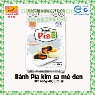 [HSD: 28/03/2023] Bánh Pía Mini Kim Sa Mè Đen Trứng Tan Chảy 480g (12 BÁNH)| Không Sầu Riêng| Ăn Vặt - DING DING FOOD