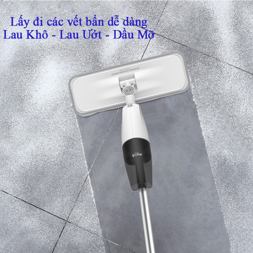 Cây Lau Nhà Xiaomi Deerma TB500 | TB800 2 Trong 1 Water Spray Mop Có Phun Nước (Chính Hãng)- Lấy đi các vết bẩn dễ dàng