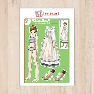 Đồ chơi cắt thủ công Búp bê giấy Set BBG 0004
