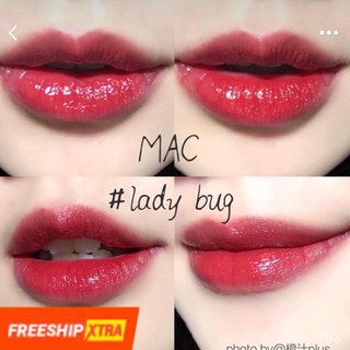 💄💄Son MAC Lady Bug 510 Màu Đỏ Hồng – Lustre