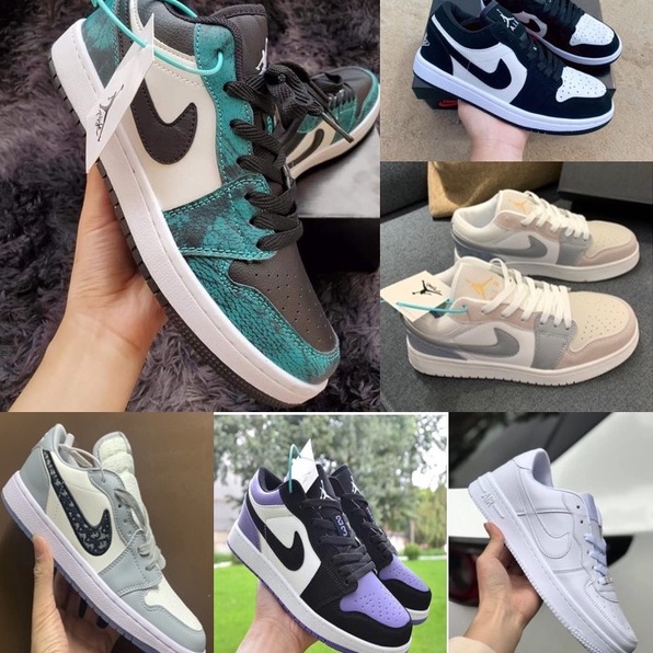 Giày thể thao Jordan1 cổ thấp Giày sneaker jodan thấp cổ nam nữ các màu hot nhất