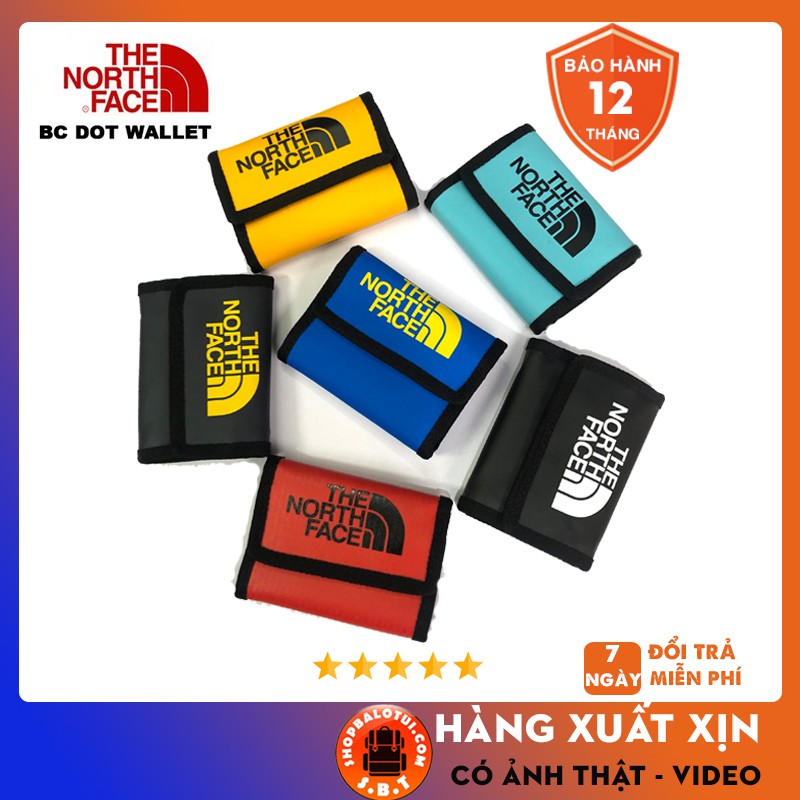 Ví Gập Gọn [ HÀNG XỊN ] Ví The North Face BC Wallet Mini - Thiết kế năng động phù hợp cả Nam và Nữ CHỐNG NƯỚC TỐT