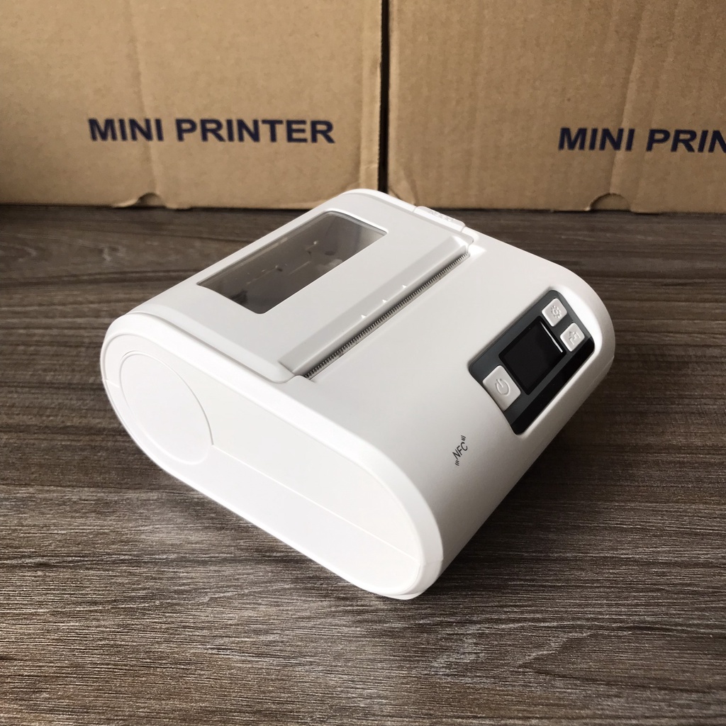 Máy in hóa đơn mini, máy in bill bluetooth Xprinter P301G cầm tay, in bill bán hàng K80 .