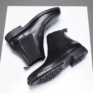 Chelsea boot da bò cực ôm chân