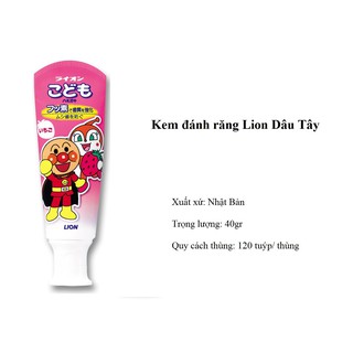 Kem đánh răng Lion Nhật cho bé