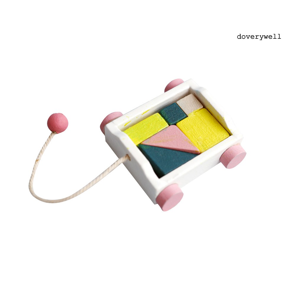 Mô Hình Xe Kéo Mini Cho Trang Trí Nhà Búp Bê Tỉ Lệ 1 / 8 1 / 12