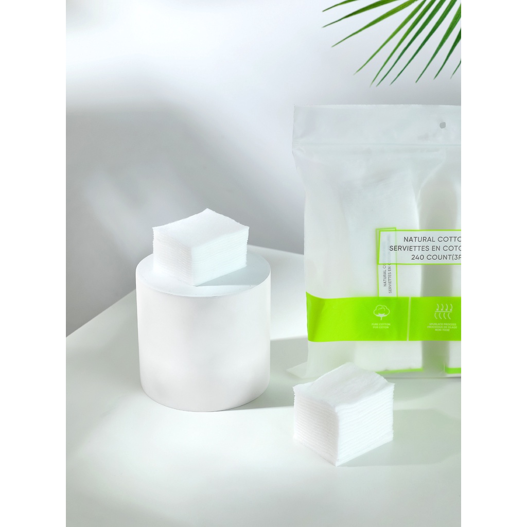 Bông tẩy trang Miniso 240 miếng - Hàng chính hãng