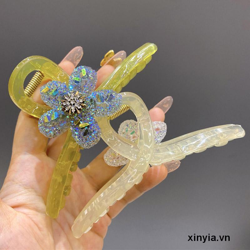 【Xxinia.Vn】Kẹp Tóc Lớn Hình Hoa Tinh Tế Chất Lượng Cao Thanh Lịch Mùa Hè Cho Nữ