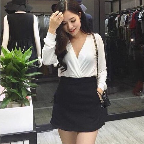 [FREESHIP] Chân váy chữ A BASIC có quần trong | BigBuy360 - bigbuy360.vn