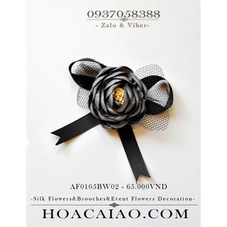 Nơ hoa cài áo AF0105BW02